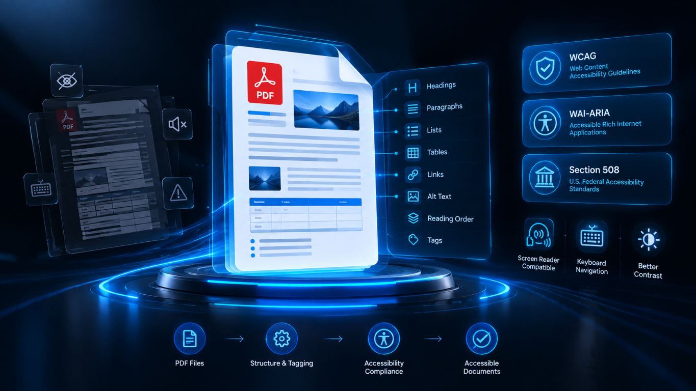 Snaiotech illustration for accessible documents